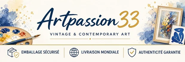 Logo ArtPassion33, vendeur d’art et d’estampes